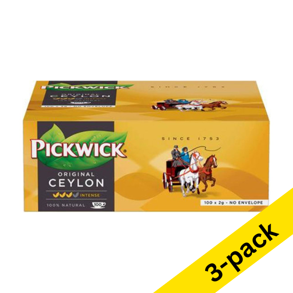 Pickwick Professional Ceylon black tea (3 x 100-pack)  404300 - 1