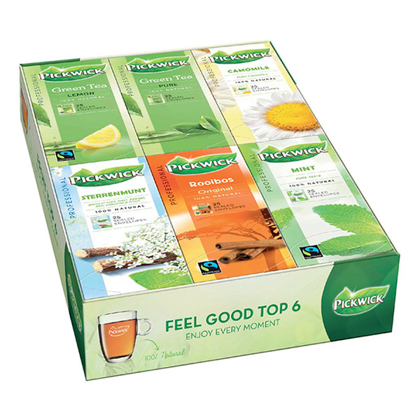 Pickwick Professional Feel Good Top 6 tea selection (150-pack)  421005 - 2
