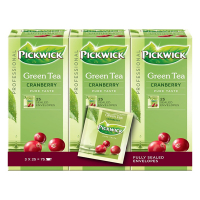 Pickwick Professional Green cranberry tea (3 x 25-pack)  421010