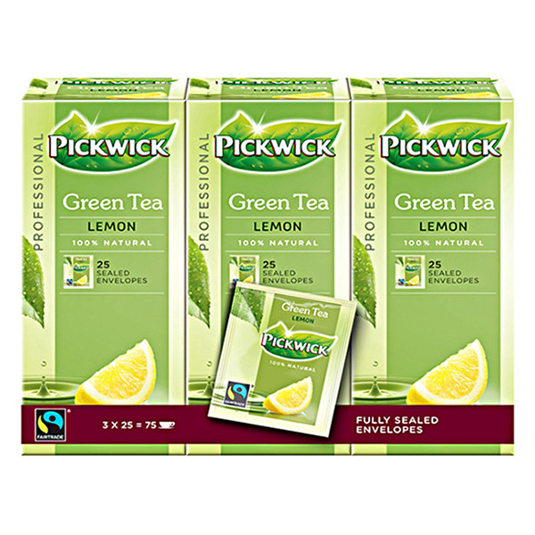 Pickwick Professional Lemon Green tea (3 x 25-pack)  421011 - 1