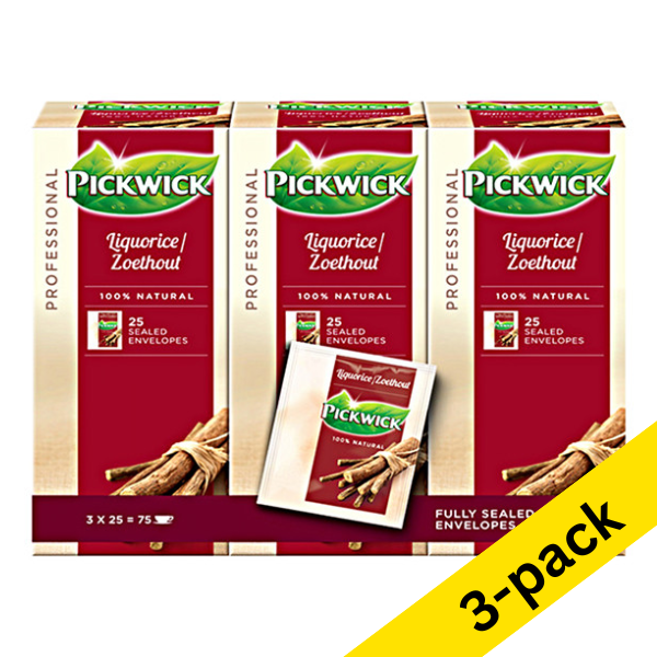 Pickwick Professional Liquorice tea (9 x 25-pack)  404323 - 1