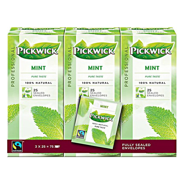 Pickwick Professional Mint tea (3 x 25-pack)  421027 - 1