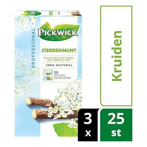 Pickwick Professional Star Mint tea (3 x 25-pack)  421014 - 2