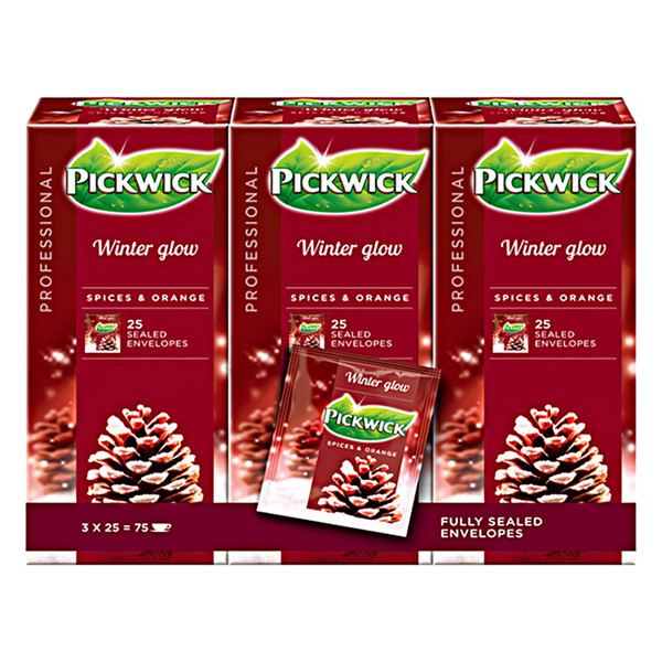 Pickwick Professional Winterglow tea (3 x 25-pack)  421015 - 1