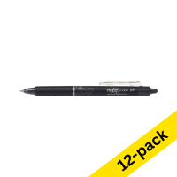 Ballpoint pen | erasable | black | Pilot Frixion Clicker | 12-pack 240067