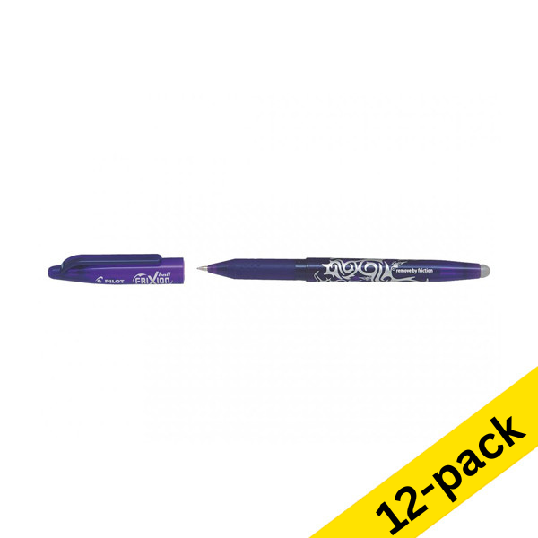 Ballpoint pen | erasable | violet | Pilot Frixion | 12-pack 240075 - 1