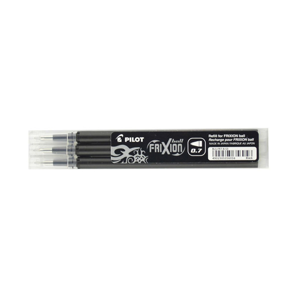 Ballpoint pen refill | erasable | black | Pilot Frixion | 3-pack 405014 - 1