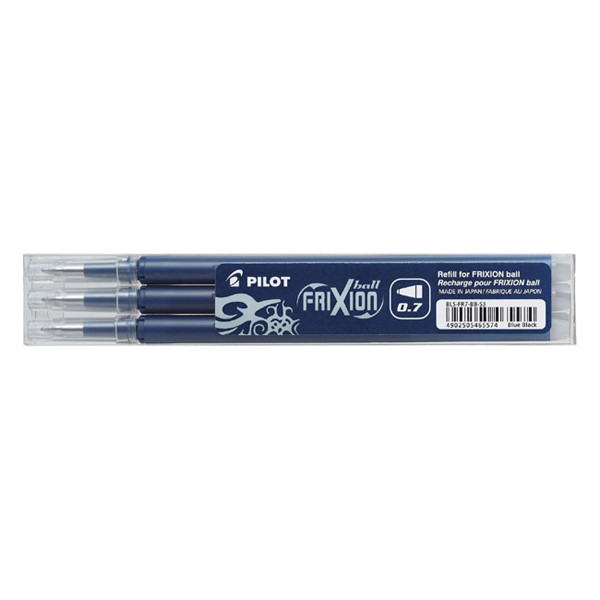 Ballpoint pen refill | erasable | blue/black | Pilot Frixion | 3-pack 405526 - 1
