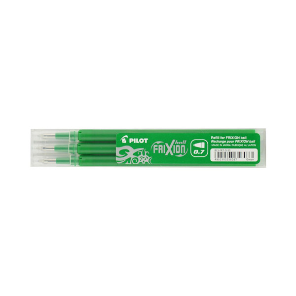 Ballpoint pen refill | erasable | green | Pilot Frixion | 3-pack 405020 - 1