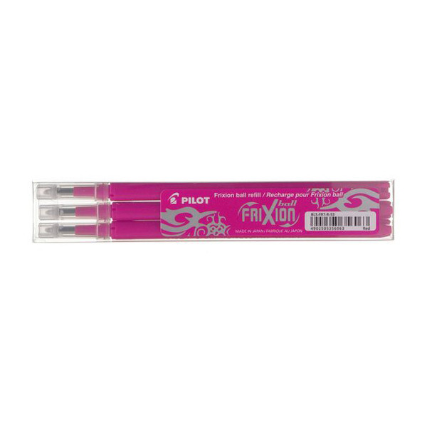 Ballpoint pen refill | erasable |  pink | Pilot Frixion | 3-pack 405016 - 1