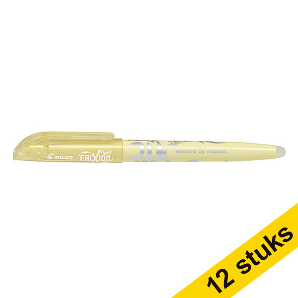 Pilot Frixion Soft Light yellow highlighter (12-pack)  405518 - 1