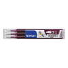 Pilot Frixion wine red ballpoint refill (3-pack)