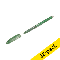 Rollerball pen | erasable | green | Pilot Frixion Point | 12-pack 240088