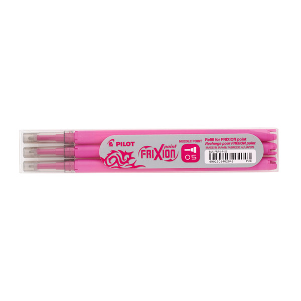 Rollerball pen refill | pink | Pilot Frixion Point | 3-pack 405036 - 1
