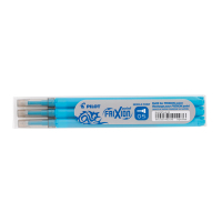 Rollerball pen refill | turquoise | Pilot Frixion Point | 3-pack