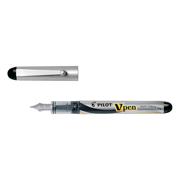 Pilot V-Pen fine silver fountain pen (black ink) SVP-4M-B 405498 - 1