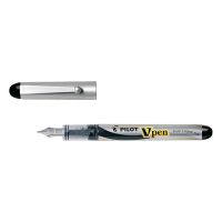 Pilot V-Pen fine silver fountain pen (black ink) SVP-4M-B 405498