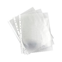 Plastic punched pocket A4, 11-hole | 35 micron | Q-Connect | 100-pack 405377