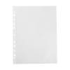 Plastic punched pocket A4, 11-hole | 90 micron | 123ink | 100-pack 302409 - 1