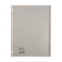 Plastic tabs 1-31 (31 grey tabs) | A4, 23-hole | 123ink 301536