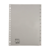 Plastic tabs Jan-Dec (12 grey tabs) | A4, 23-hole | 123ink