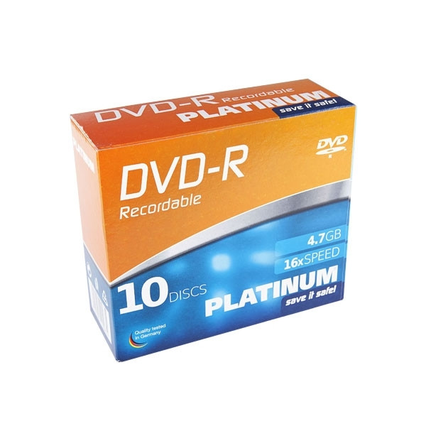 Platinum DVD-R in slimline cases (10-pack) 102567 090307 - 1