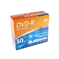 Platinum DVD-R in slimline cases (10-pack) 102567 090307