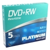 Platinum DVD + RW rewritable 5 pieces in jewelcase