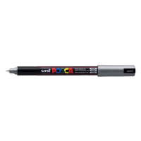 Aanbieding: 12x POSCA PC-1MR verfmarker zilver (0,7 mm rond) 424263