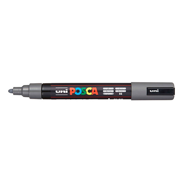 Posca PC-5M deep grey paint marker (1.8 - 2.5 mm round) PC5MGP 424485 - 1