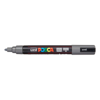 Posca PC-5M deep grey paint marker (1.8 - 2.5 mm round) PC5MGP 424485