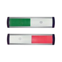 Posta Picto green/red sliding board, 12.5cm x 3cm 39200 400501