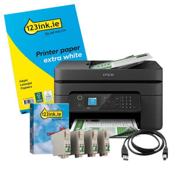 Printer bundle: Epson Workforce WF-2930DWF + Epson 604XL ink cartridge 4-pack (123ink version) 520003 - 1