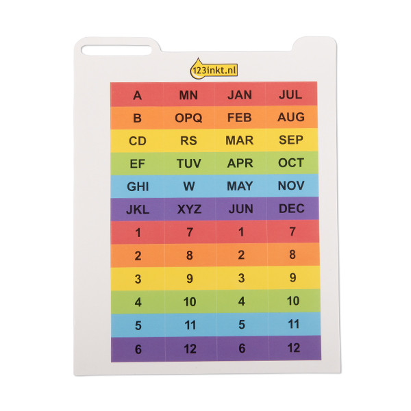 Project folder (13 compartments) | 123ink transparent 301305 - 3