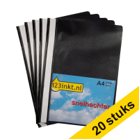 Project folder A4 | black | 123ink | 100-pack