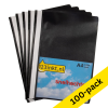 Project folder A4 | black | 123ink | 100-pack 302852 - 1