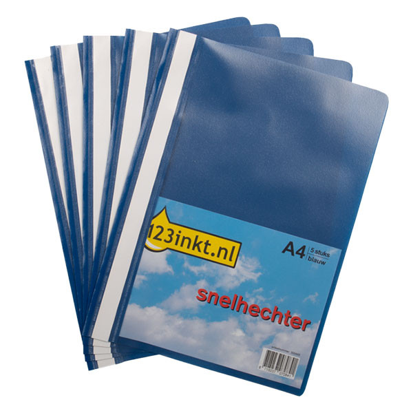 Project folder A4 | blue | 123ink | 5-pack 300449 - 1