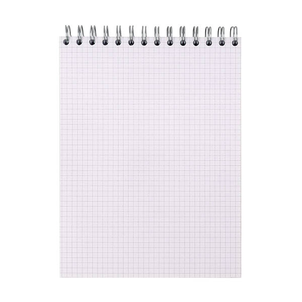 Notepad checkered 23.5 x 17.8cm | Metallic purple | Pukka Pads Shortie | 120 sheets 200449 - 2