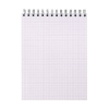 Notepad checkered 23.5 x 17.8cm | Metallic purple | Pukka Pads Shortie | 120 sheets 200449 - 2