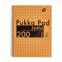 Notepad spiral A4 | brown | Pukka Pad Craft Jotta | 100 sheets 200456