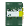 Notepad spiral A4 | green | Pukka Pad recycled | 100 sheets 200455 - 1