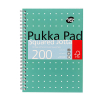 Notepad spiral A5 | green | Pukka Pads Jotta Metallic | 100 sheets 200444 - 1