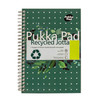 Notepad spiral A5 | green | Pukka Pads Recycled Jotta | 55 sheets 200453