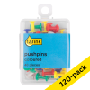 Push pins | 123ink | assorted colours | 120-pack