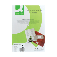>Multi-purpose labels (105 x 148mm) | Q-Connect KF01004 | 400 labels IE000771