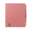 | Cardboard tabs (5 coloured tabs) | Etra wide A4+, 11-hole | Q-Connect KF76981 IE000683 - 1