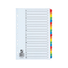| Cardboard tabs A-Z (20 coloured tabs) | Extra wide A4+, 11-hole | Q-Connect KF76986 IE000704 - 1