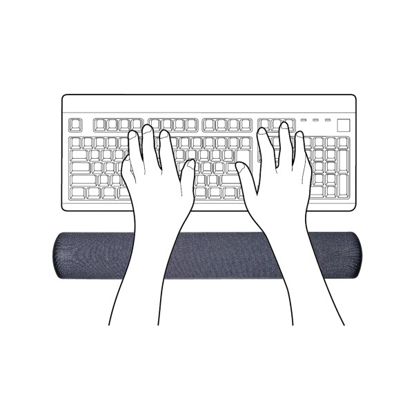 | Keyboard wrist rest | gel | black | Q-Connect KF04520 IE000838 - 3