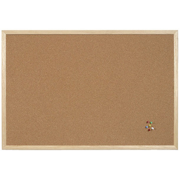 | Notice board with wooden fram | Q-Connect KF03528 | 90cm x 120cm IE000861 - 1