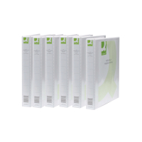 | Ring binder 25mm (2x D-rings) | Q-Connect KF72645 | white | 6-pack IE000722
